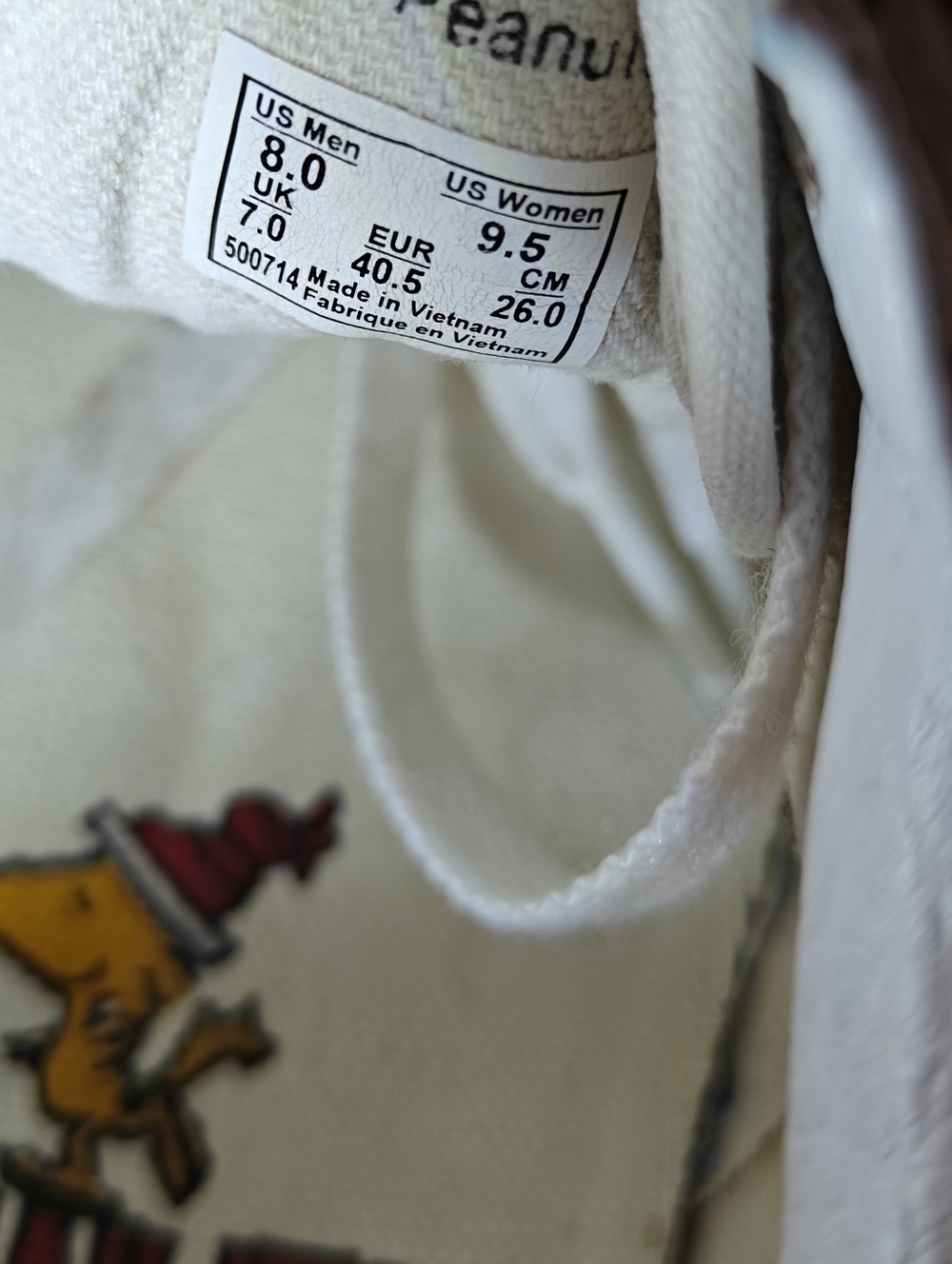 VANS X Peanuts 'The Gang' Old Skool Charlie Brown Sneakers Unisex Men 8 Wmn 9.5 - Picture 11 of 11